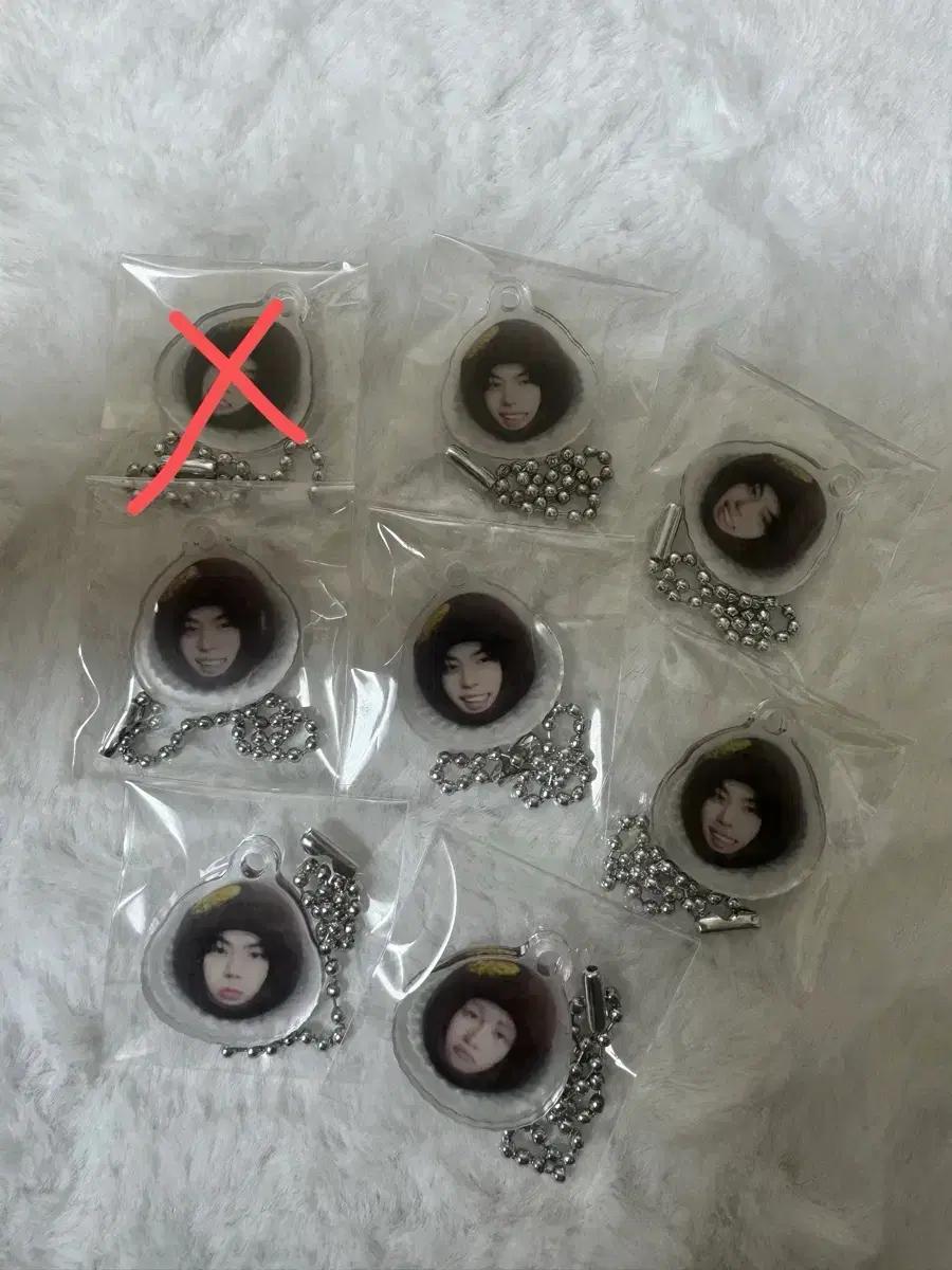 투어스 두쫀쿠 키링 도훈 2 ver 5+지훈, 도훈 1 ver 총 7개