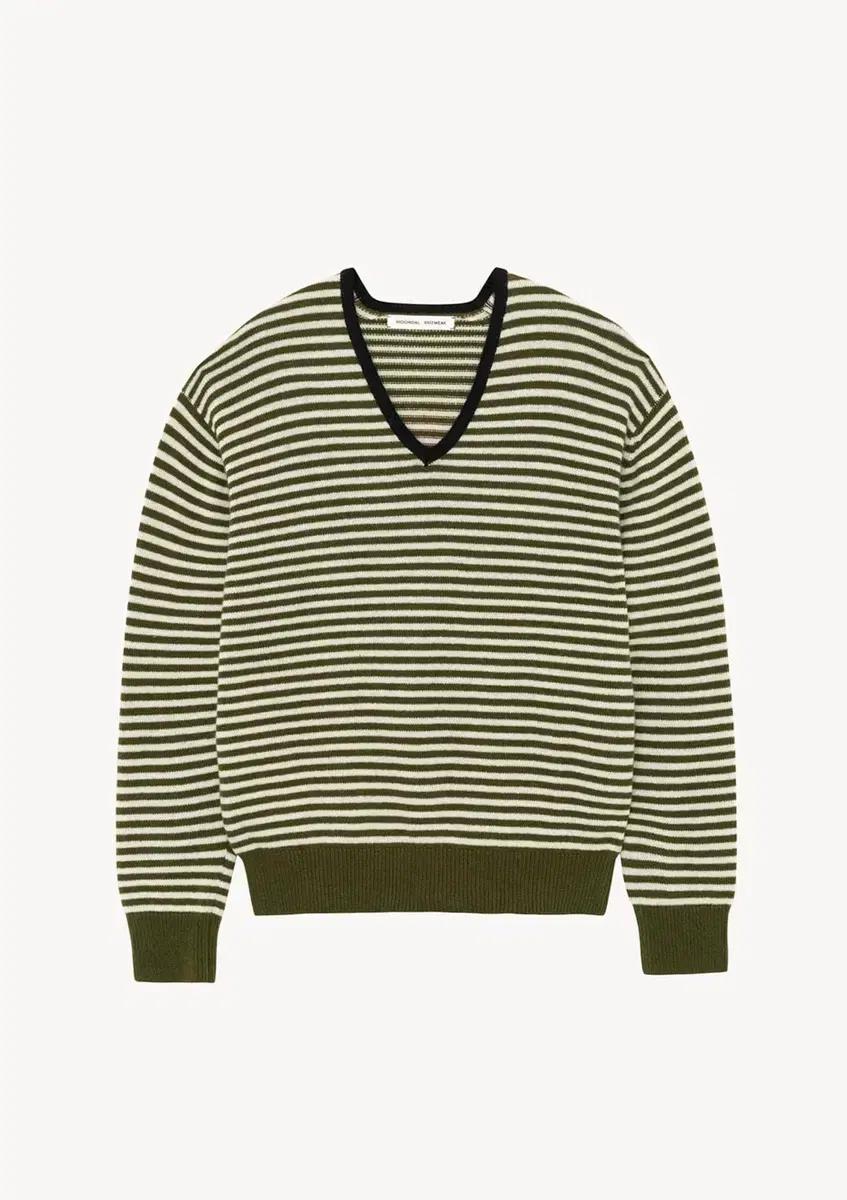 문달 리스카 니트 카키 (Unisex)
