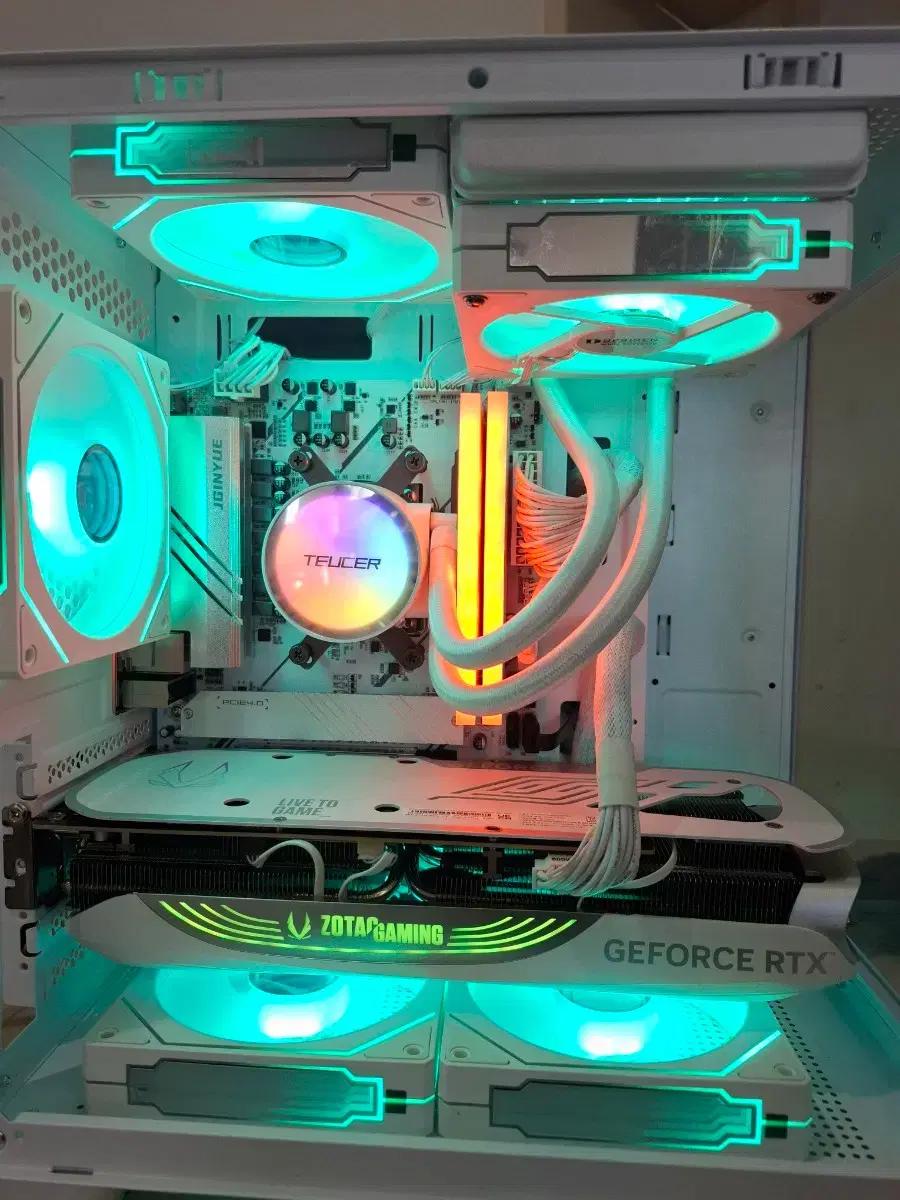 4080super , 7800x3d , 32g  컴퓨터 신품 작고 깨끗함