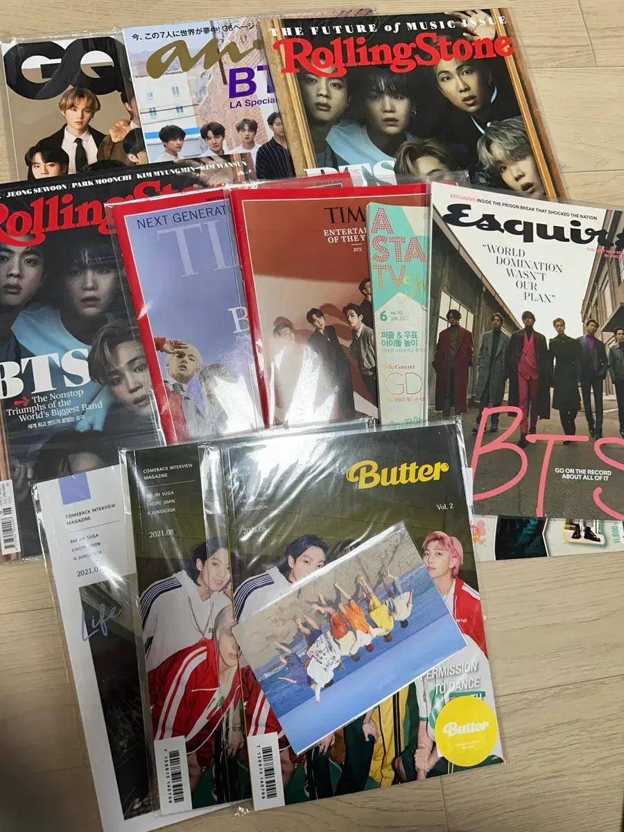 방탄소년단 잡지 모음 (Rolling Stone, Esquire, Bu등
