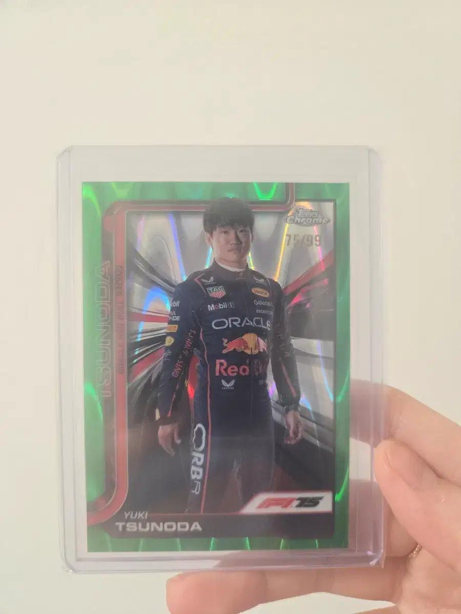 topps chrome 2025 f1 유키 츠노다 99한정 카드