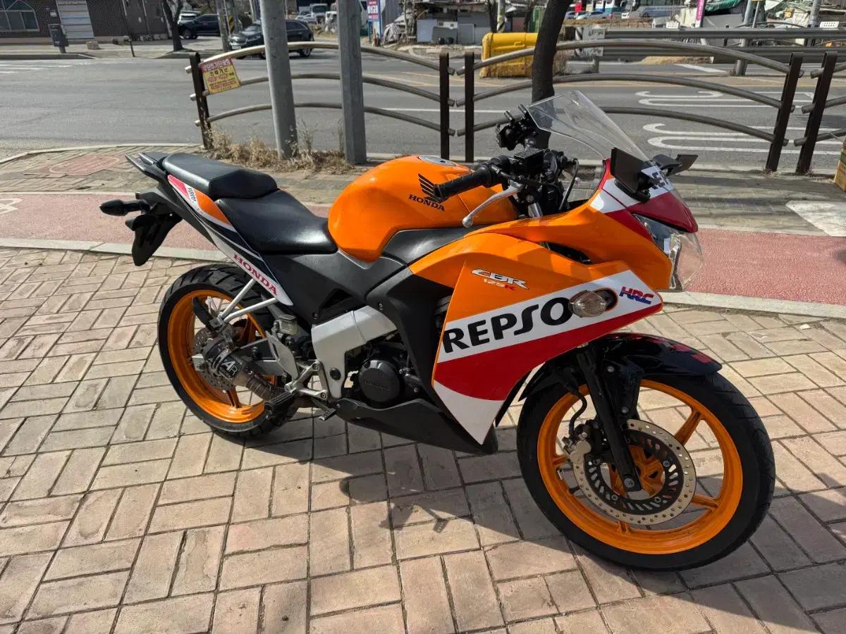 혼다 cbr125 15년 랩솔 풀배기 최상급 판매합니다