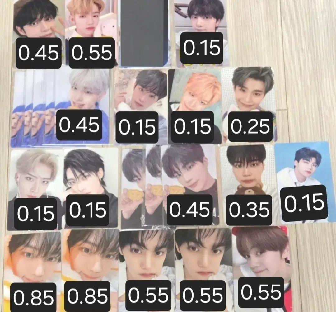 제베원 제로베이스원 포토카드 양도 포카 김규빈 장하오 김태래 박건욱