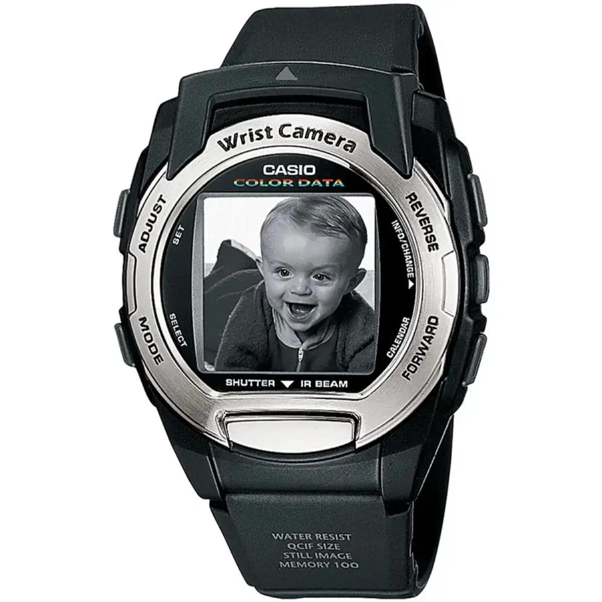 빈티지 카시오 카메라 시계 (casio wqv 3)