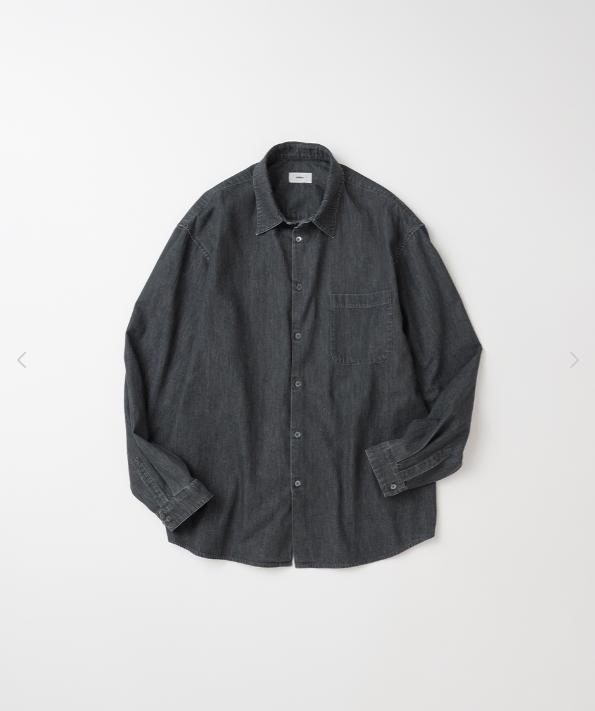 마이라이브러리 307 데님 셔츠 Mid Gray M 사이즈