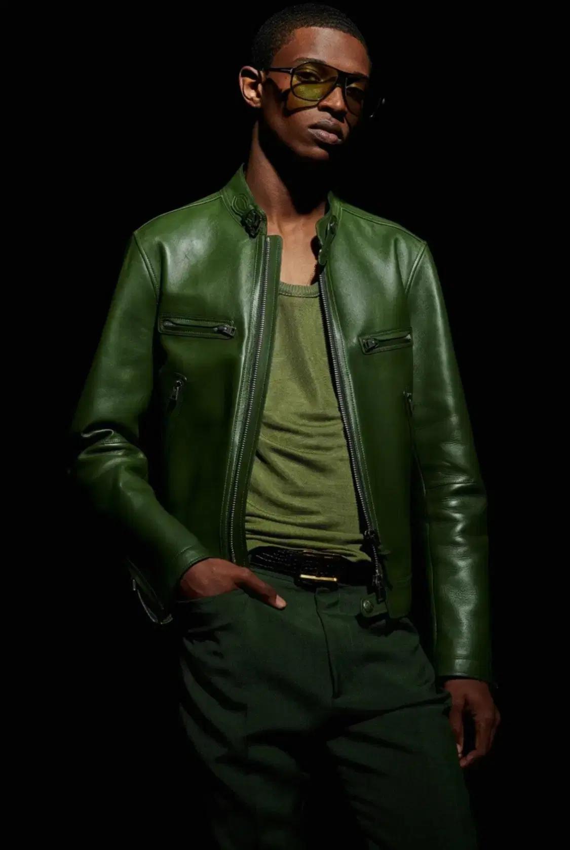 TOM FORD 톰 포드 블루종(레더-램스킨)해외발송