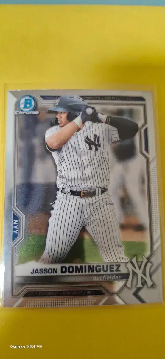 MLB 2021 양키스 재슨 도밍게즈 크롬카드