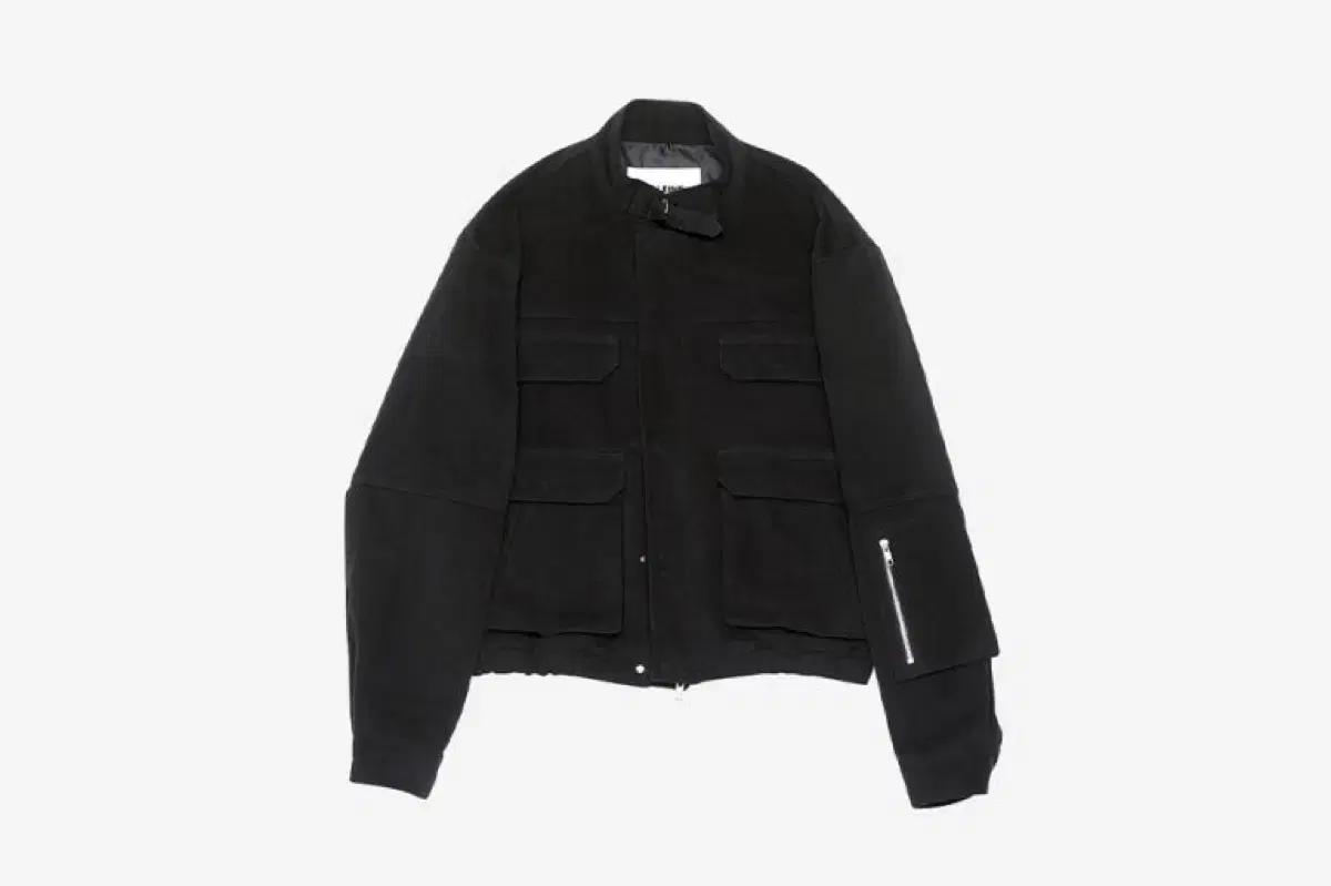 (1) 알렌느 3D M-65 숏 자켓 블랙