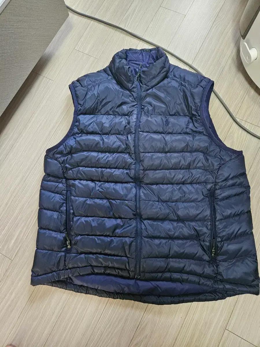 폴로 랄프로렌 네이비  다운 패딩 조끼 XL 110