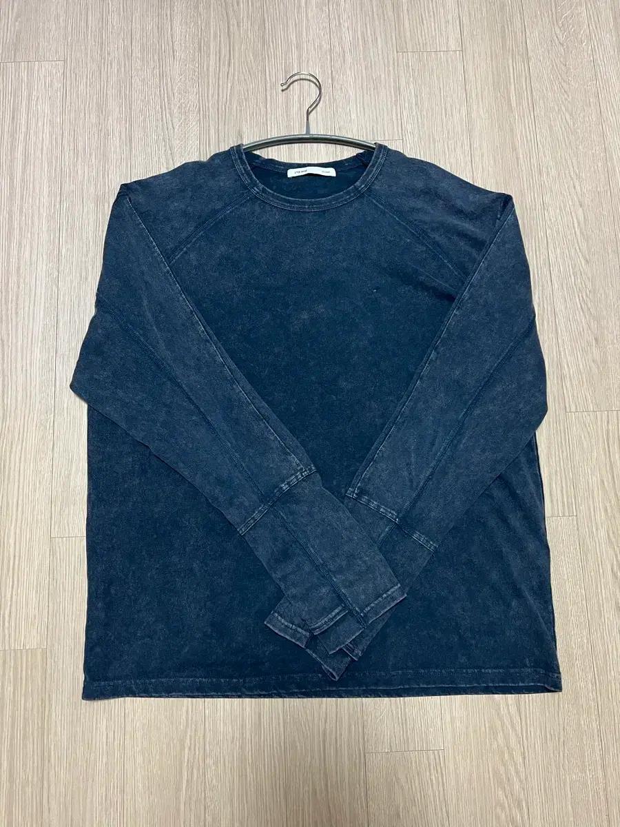 [M] (BASE)ETCE FINGER HOLE L/S TEE(네이비)