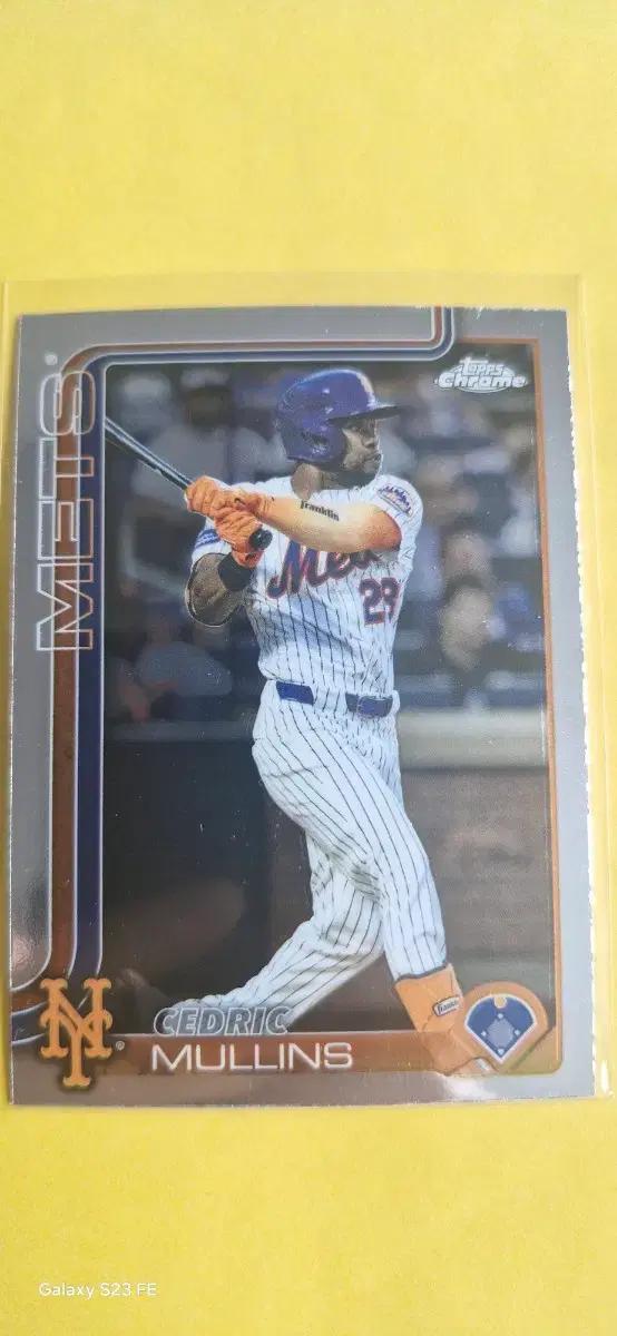 MLB 2025 메츠 세드릭 멀린스 크롬카드