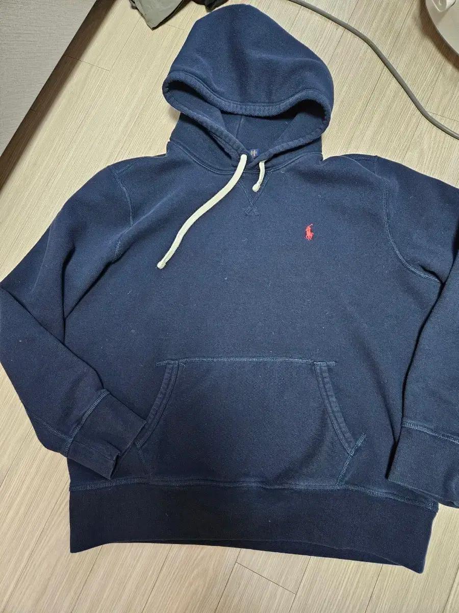 폴로 네이비 후드티 110 XL