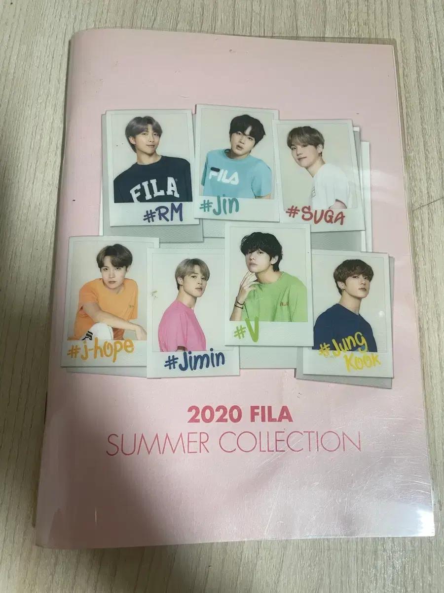 방탄소년단 BTS 2020년 FILA 썸머 컬렉션 화보집