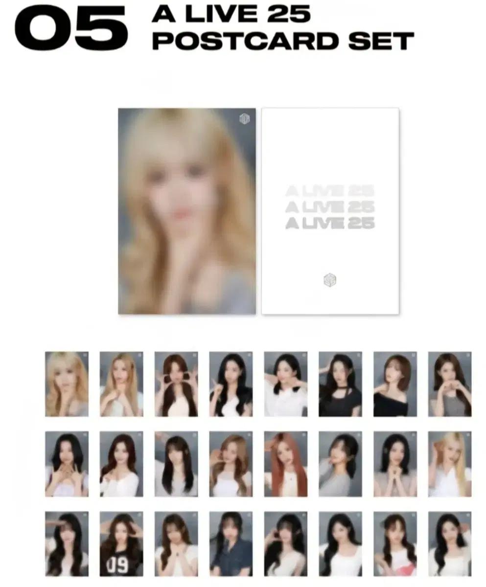 A Live25 Postcard 포카 set 트리플에스