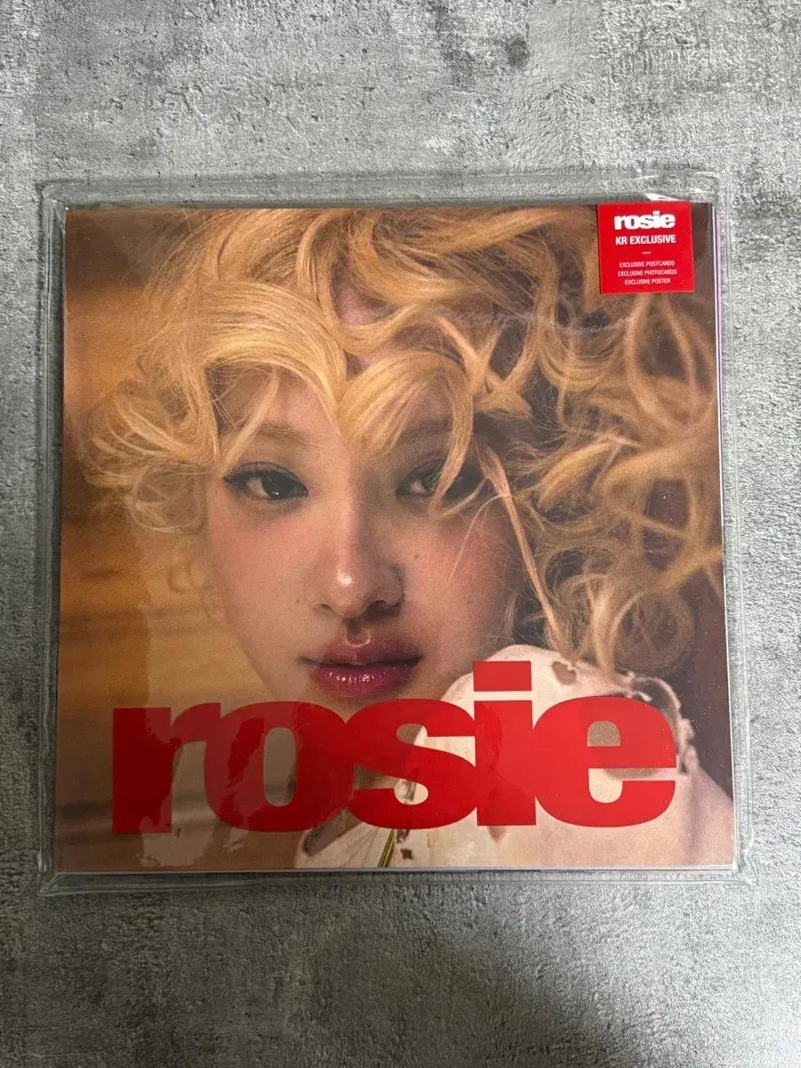 로제 Rosie KR Exclusive 포스터 앨범 CD