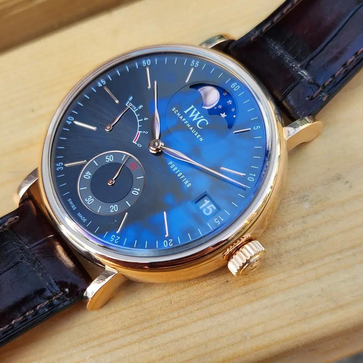 [내용필독] 최저가 정품 IWC 포르토피노 문페이즈 금통