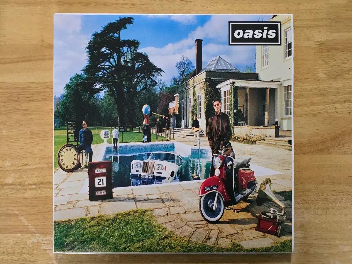 LP 레코드 oasis 오아시스 - Be Here Now 영국반 초판