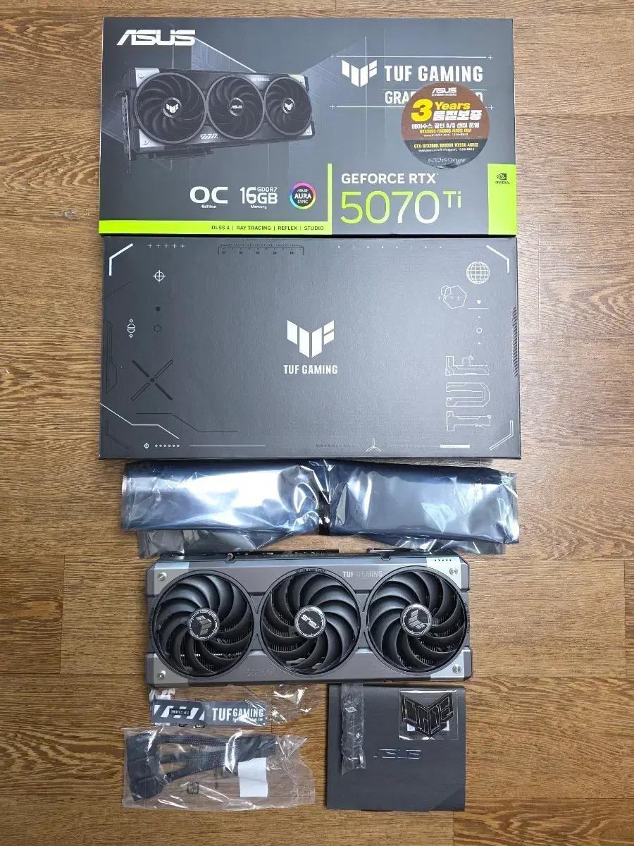 ASUS TUF RTX 5070Ti 16GB 그래픽카드 팔아요