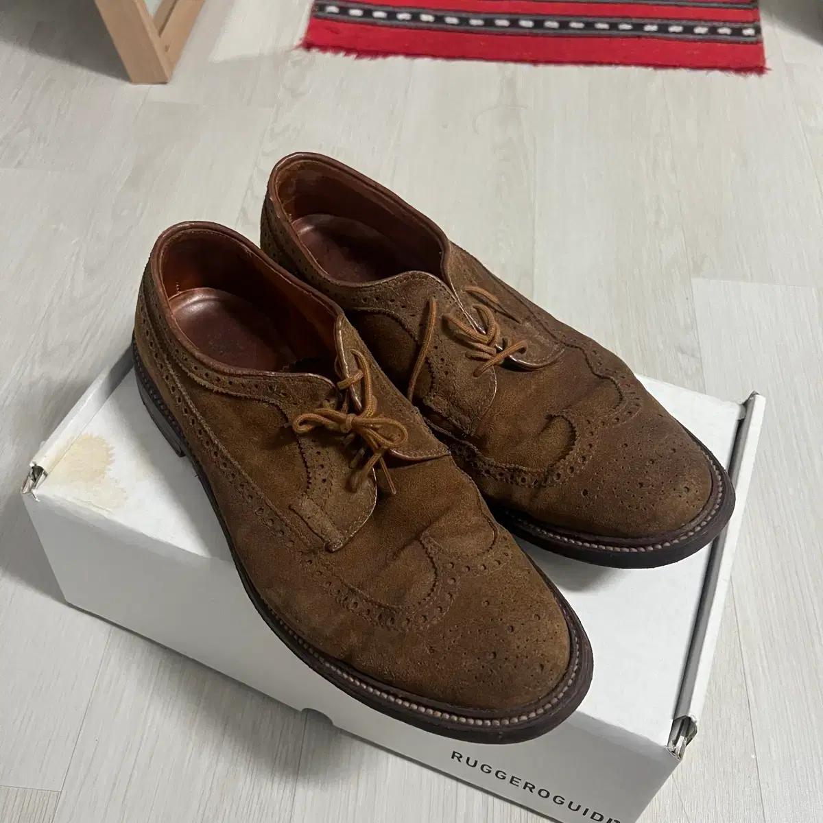 알든97785F 10D(280-285사이즈) 스너프 스웨이 드 윙팁 더비