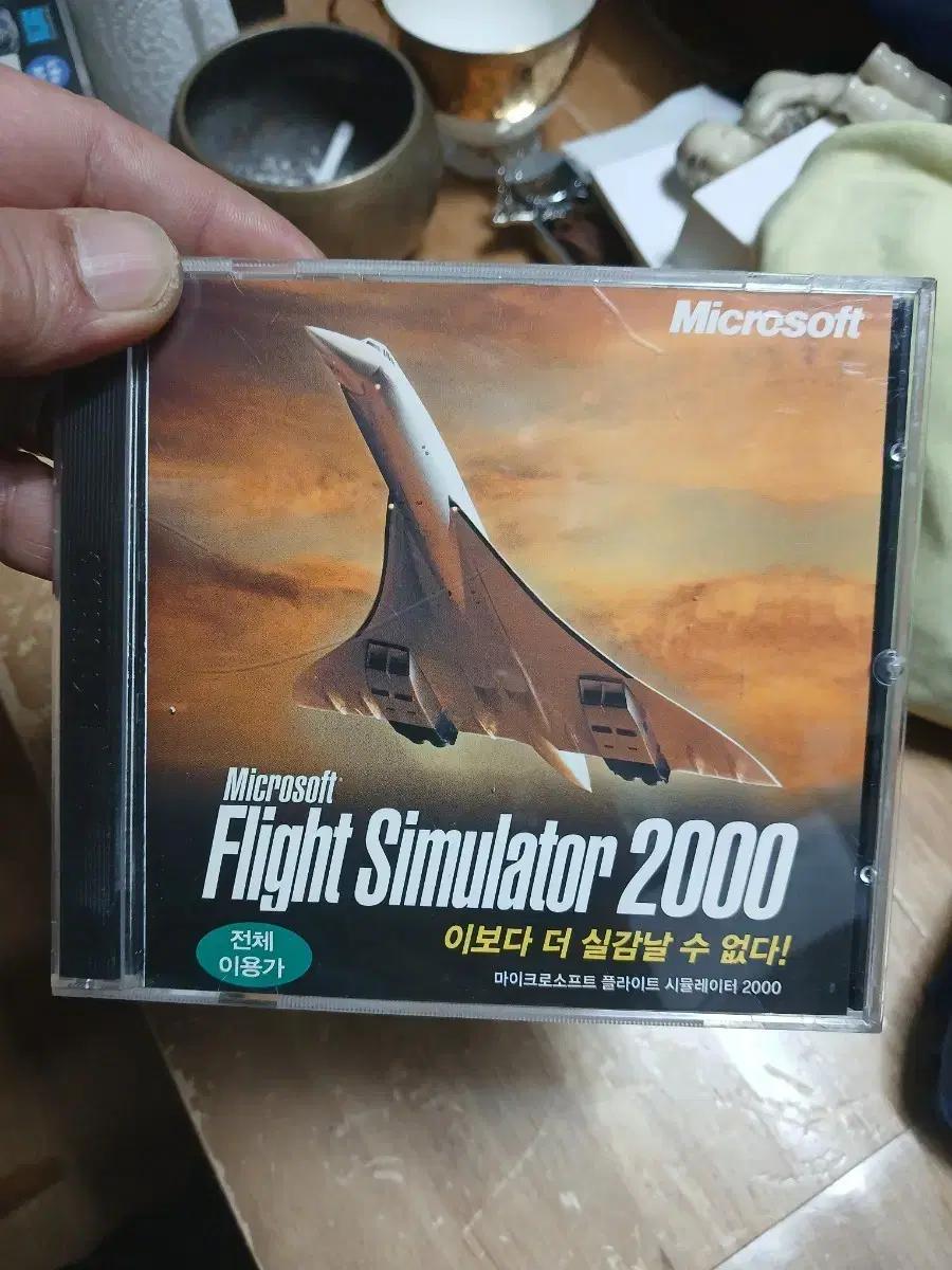 고전게임마이크로소프트 플라이트 시뮬레이터 2000 2CD
