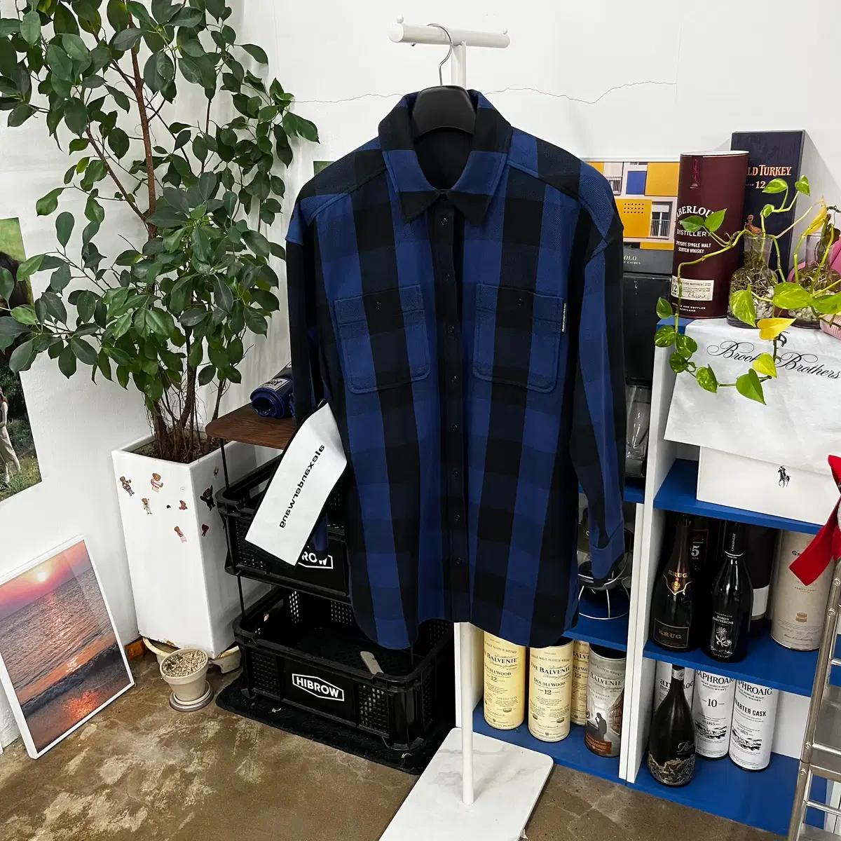 알렉산더왕 우먼 버팔로 체크 셔츠 자켓 XS