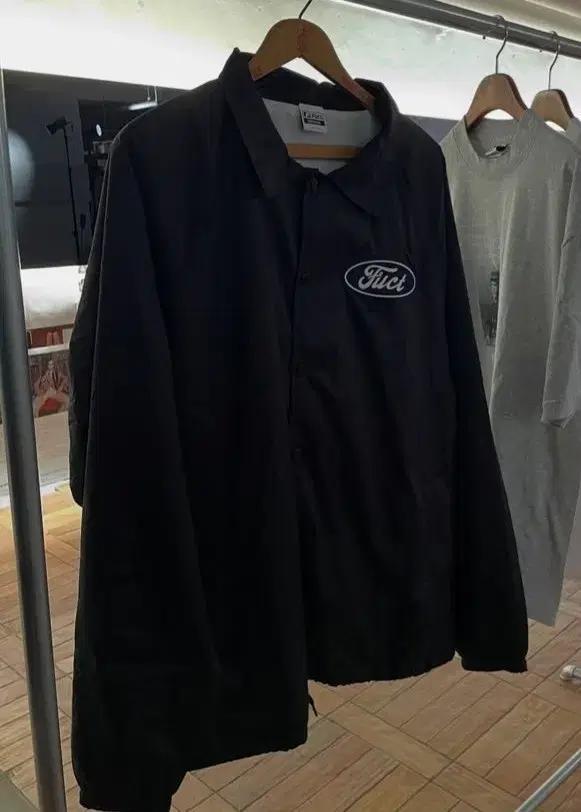 Fuct 블랙 코치 자켓