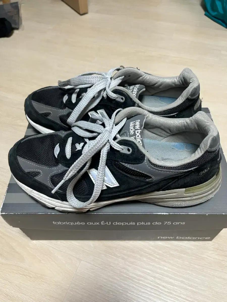 뉴발란스 993 블랙 270 D (박스 택 O)