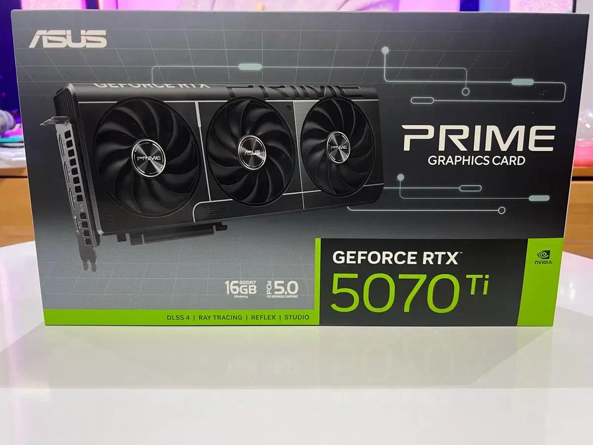 미개봉 ASUS RTX 5070TI PRIME 그래픽카드