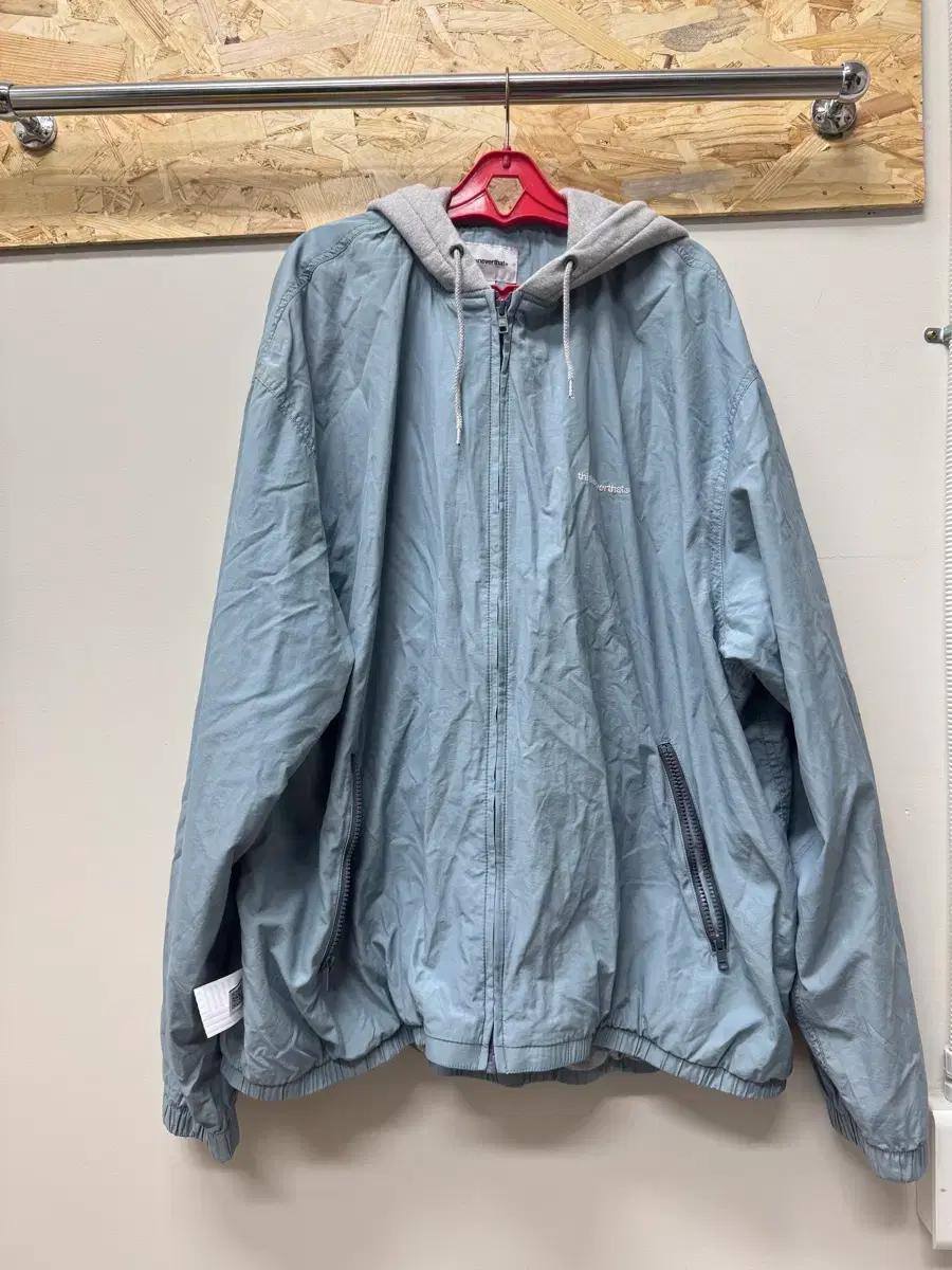 디스이즈네버댓 T-로고 스웨트 라이닝 자켓