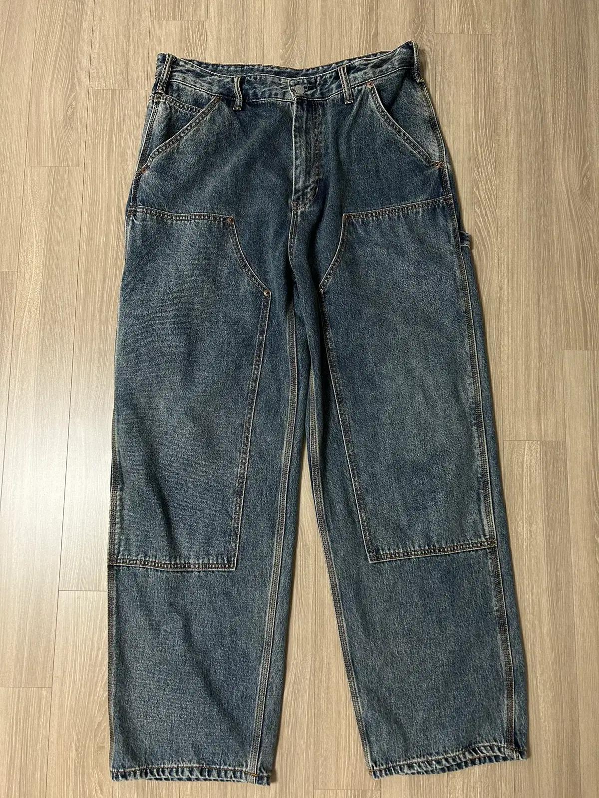 [XL] 디스이즈네버댓 데님 카펜터 팬츠 머드