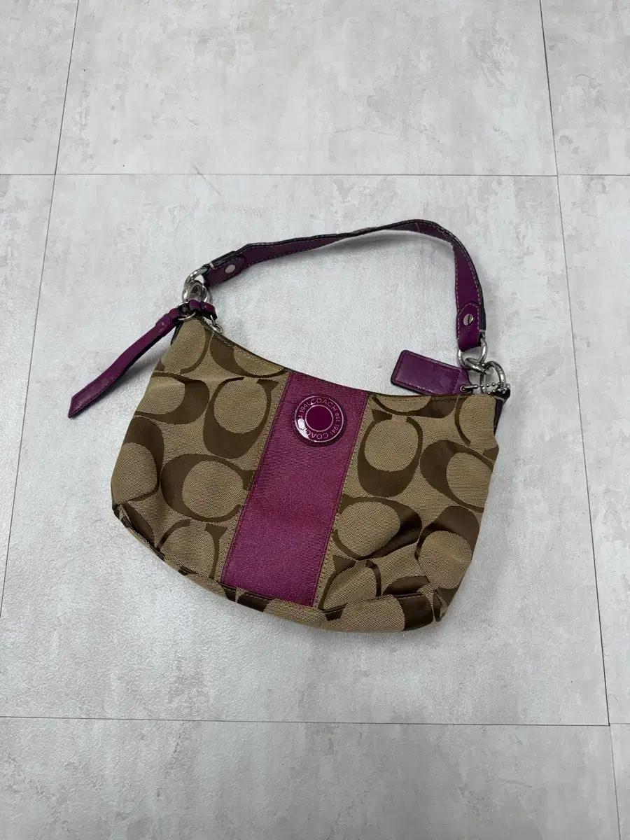 # Coach 캔버스 시그니처 호보백