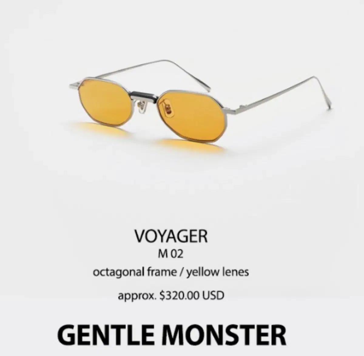 (구함)젠틀몬스터 보이저 M Voyager M 단종모델
