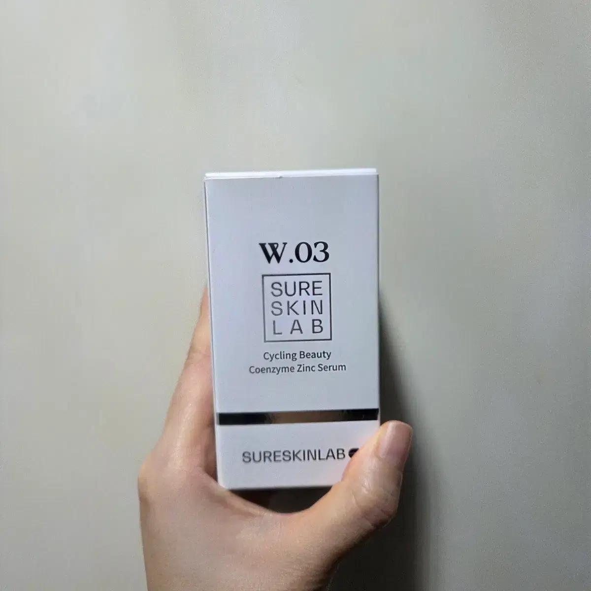 슈어스킨랩 W.03 코엔자임 징크 세럼