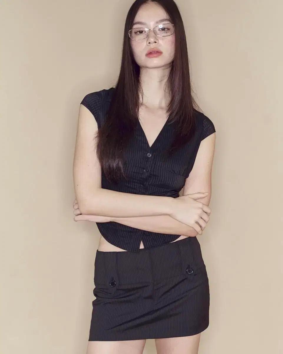 pleasenofollow 플리즈노팔로우 미니 스커트
