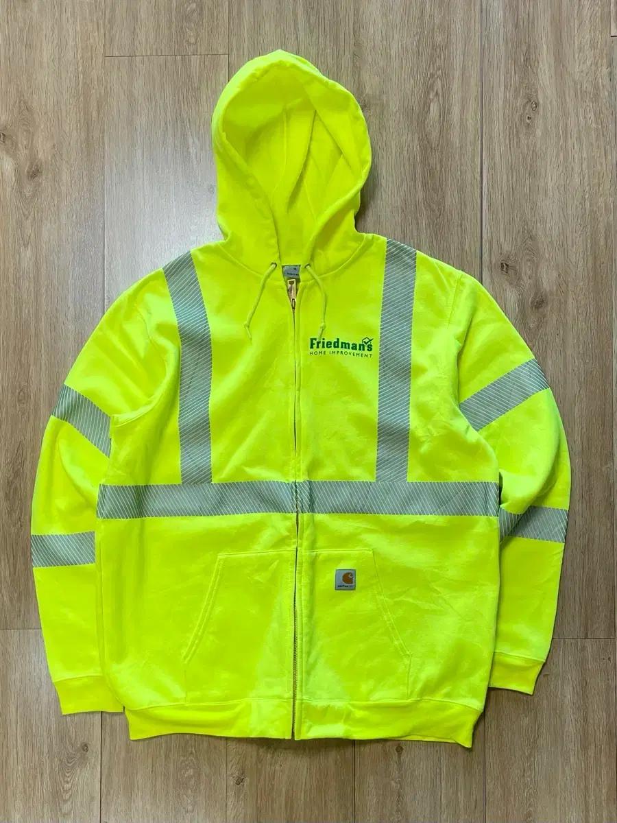 택포) 칼하트 USA Hi-vis 리플렉티브 집업 후드