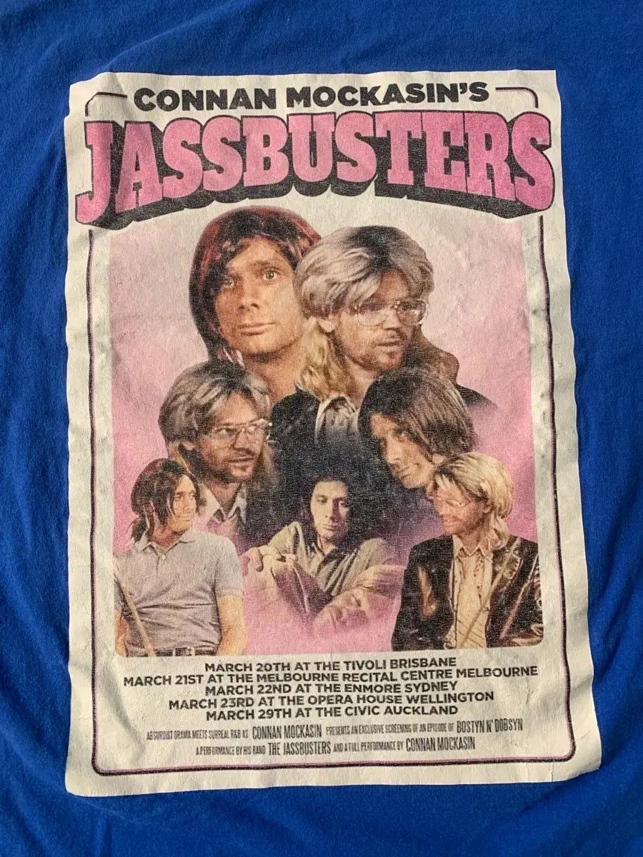 Connan Mockasin Jassbusters 투어 티셔츠 챔피온 L