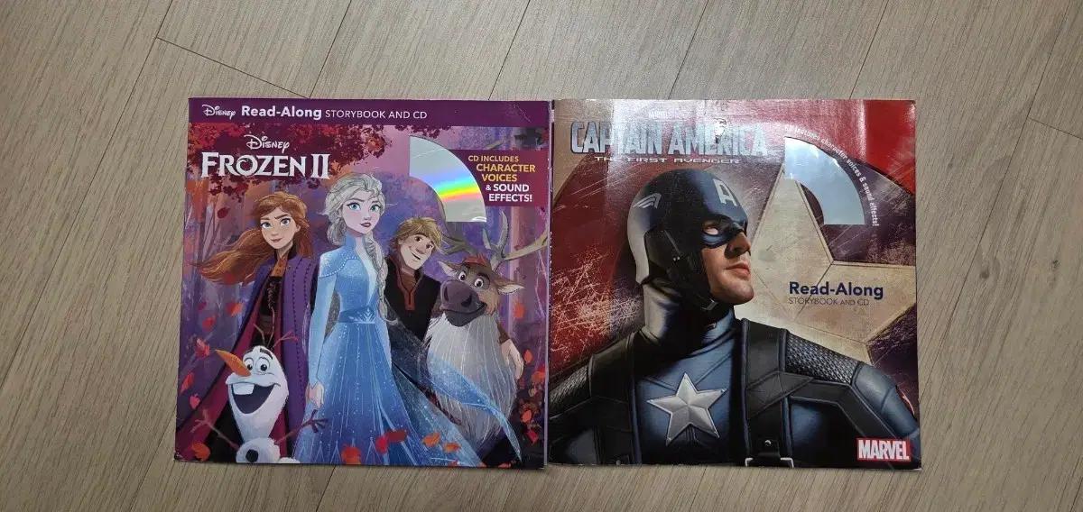 겨울왕국2 / 캡틴아메리카 Read-Along Storybook+CD