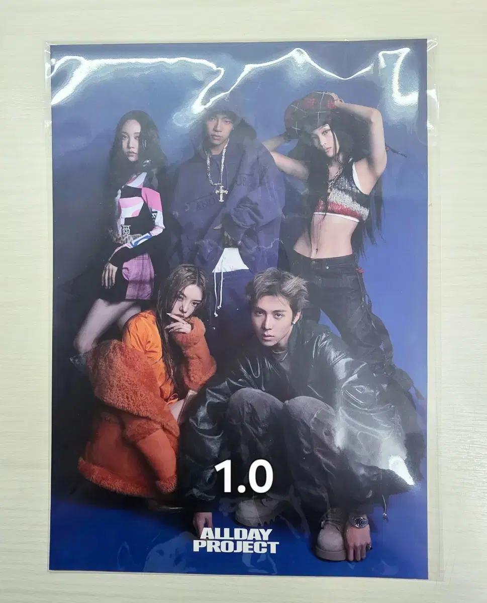올데이프로젝트 올데프 포스터 애니 타잔 베일리 우찬 영서 포카 에버라인
