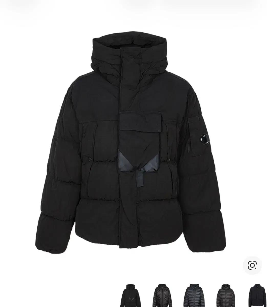 Cp 컴퍼니 25fw  에코 크롬 패딩 블랙 xl 새상품