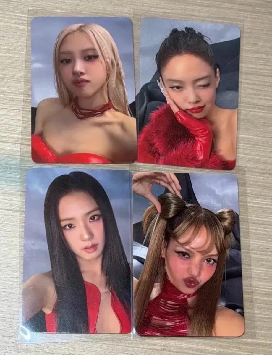 블랙핑크 데드라인 포토카드 특전 교환 지수 제니 엔와이뮤직