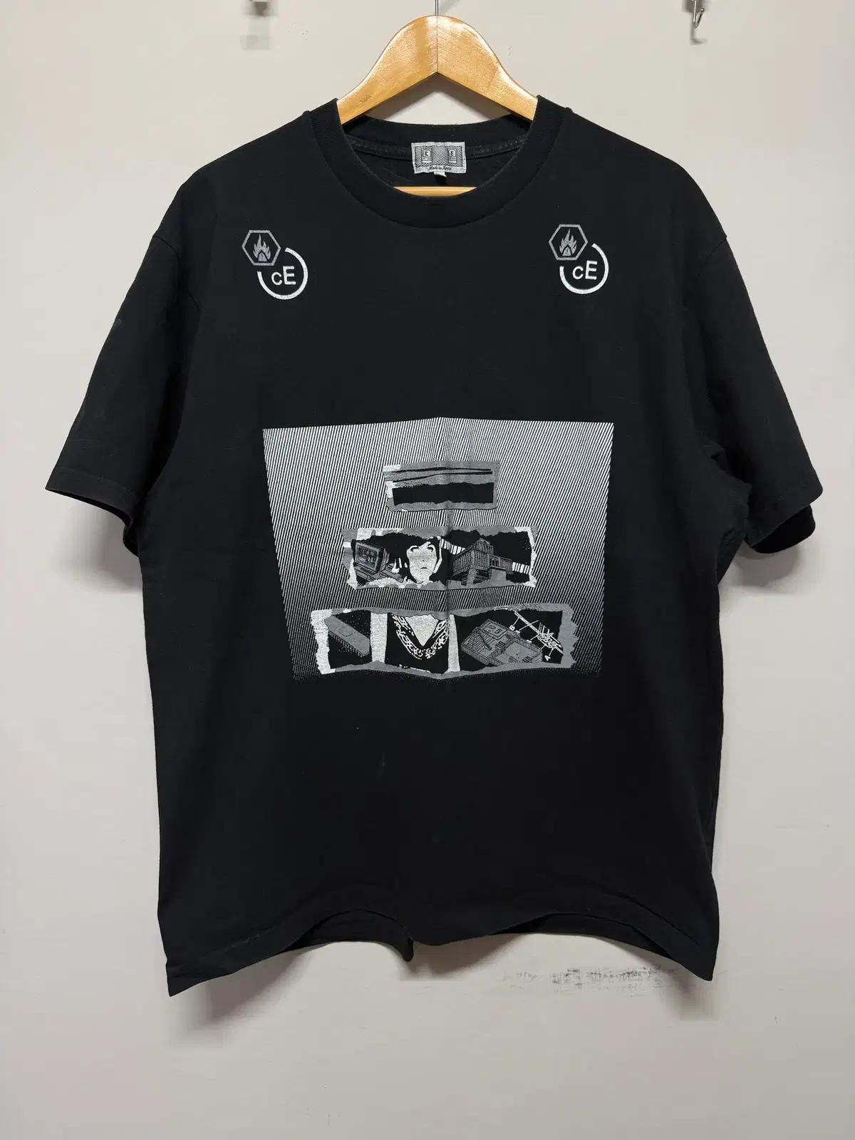 카브엠트 Cav Empt 일명 C.E 티셔츠 판매 블랙 XL