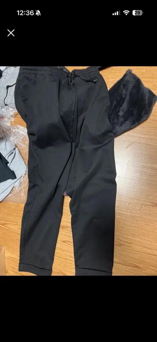 자라 면긴바지