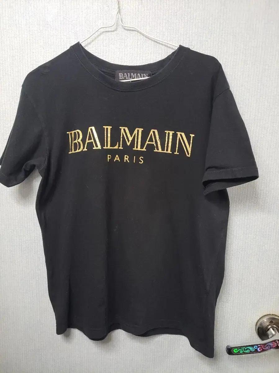 발망 BALMAIN PARIS 금박 로고 반팔티 / 이탈리아제 / 남녀공
