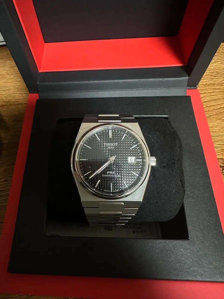 티쏘 prx 파워매틱 80 검판 40mm 팝니다