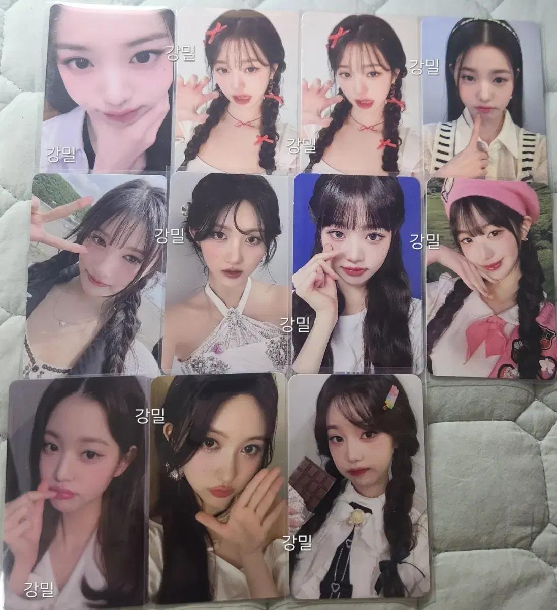 아이브 포카 교환 판매 양도 공방 럭드 리바이브 분철 앙콘 원영 어뮤즈
