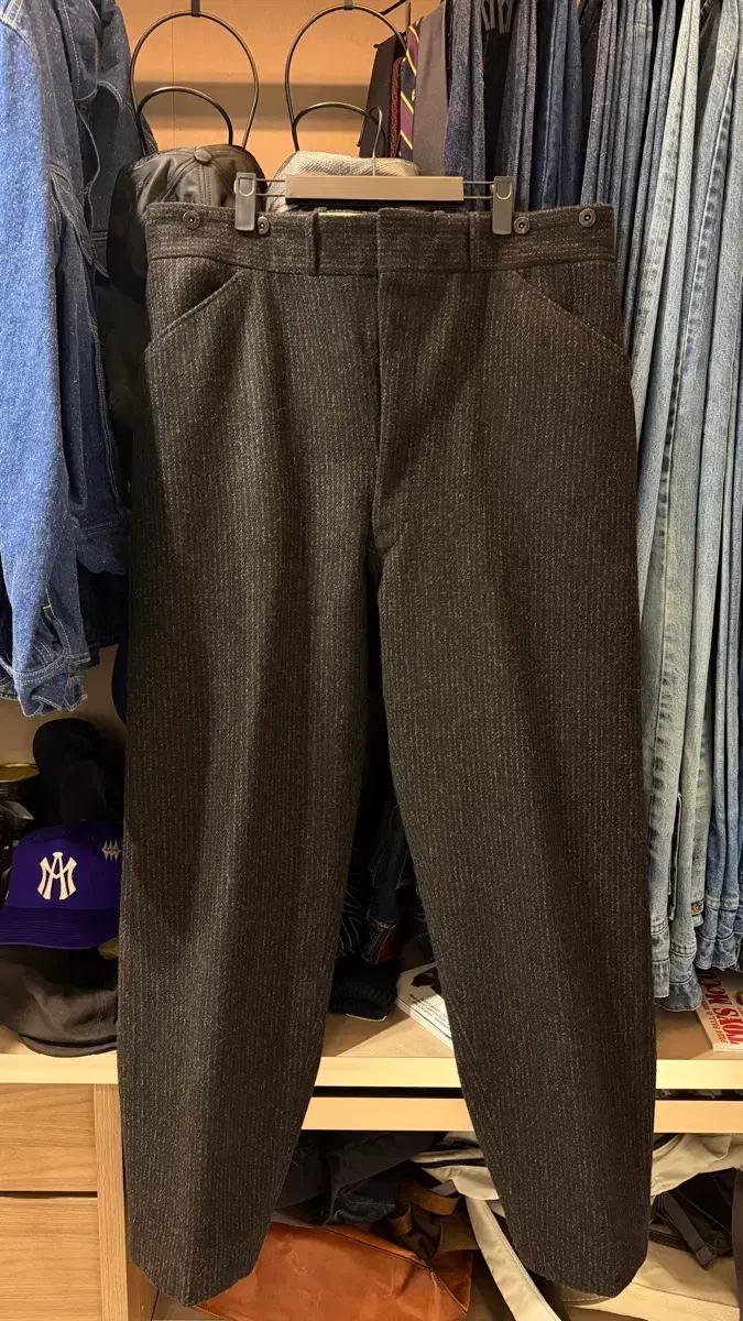 Woolrich 60~70s 빈티지 스트라이프 울 매키노 팬츠