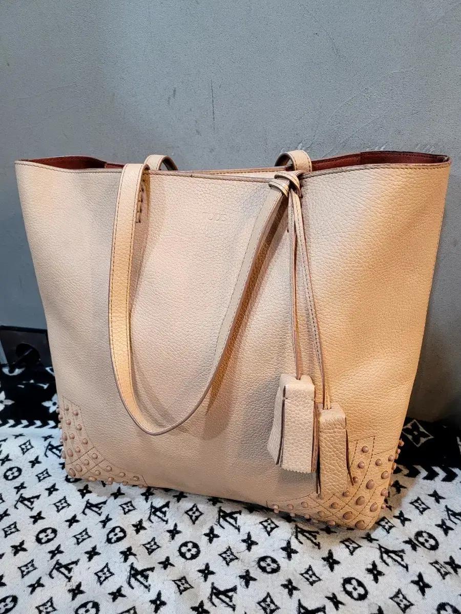 정품 TOD'S 토즈 AMR 가죽 쇼퍼백