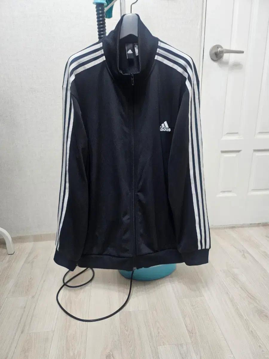 (115)3XL 초대장급 아디다스 에센셜 3st [검흰] 트랙탑져지