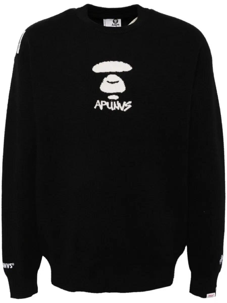AAPE 문페이스 니트 스웨터