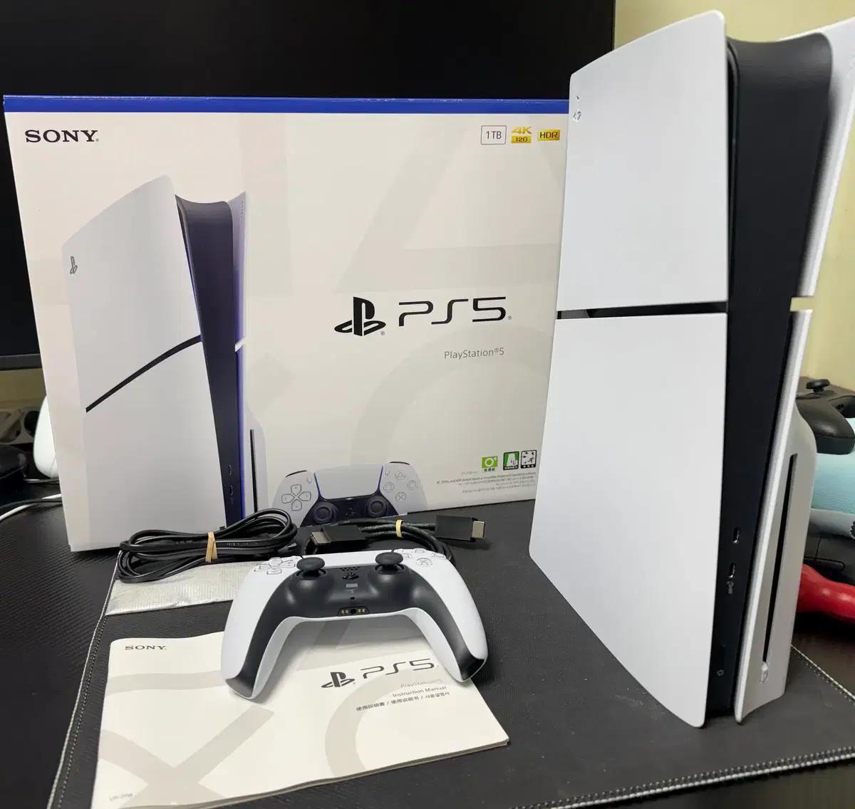 PS5 슬림디스크 에디션 CFI-2118 A01 신품급 보증많이남음